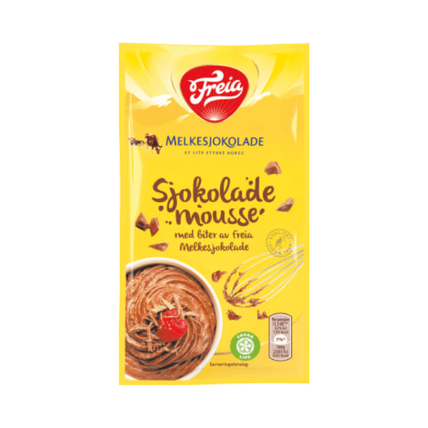Chocolate Mousse with Chocolate Pieces 100g (Freia) – Chocolate Mousse Dessert - Scandi Candy Swedish Candy Shop