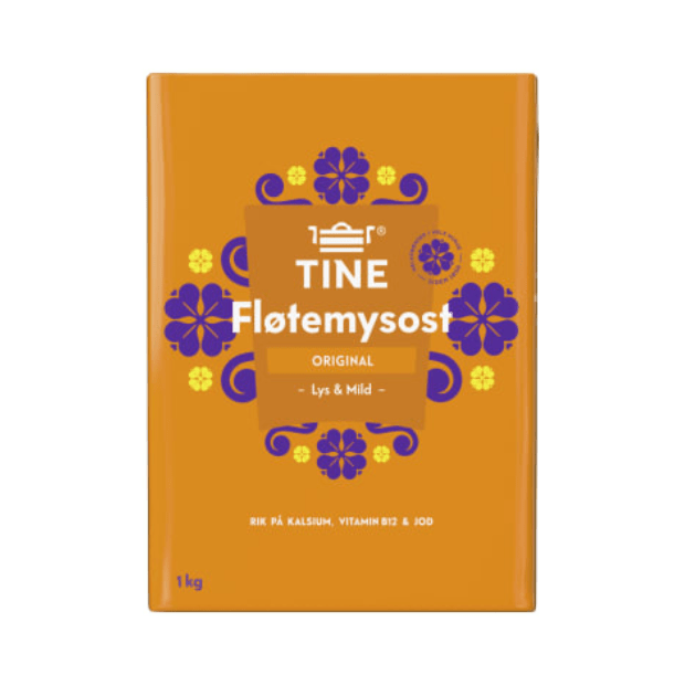 Cream Whey Cheese 1kg Tine - Fløtemysost - Scandi Candy Swedish Candy Shop