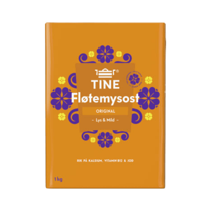 Cream Whey Cheese 1kg Tine - Fløtemysost - Scandi Candy Swedish Candy Shop