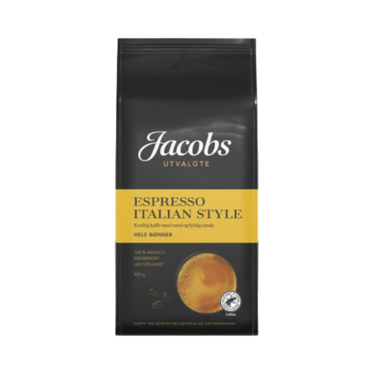 Espresso Italian Hele Bønner (Whole Beans) 500g Jacobs Utvalgte - Scandi Candy Swedish Candy Shop