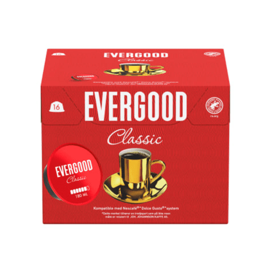 Evergood Classic Coffee Capsules 16pcs – Kaffekapsler - Scandi Candy Swedish Candy Shop