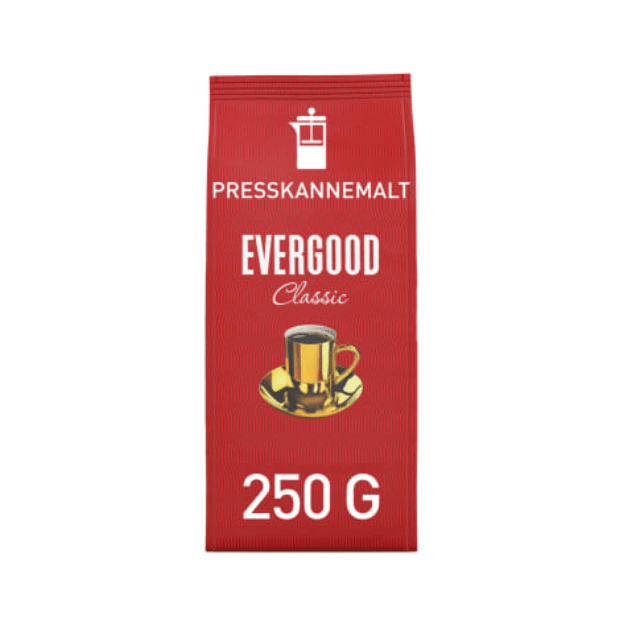Evergood Classic Press Ground Coffee 250g - Evergood Presskannemalt - Scandi Candy Swedish Candy Shop