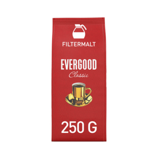 Evergood Classic Roast Ground Coffee 250g - Evergood Classic Filtermalt - Scandi Candy Swedish Candy Shop