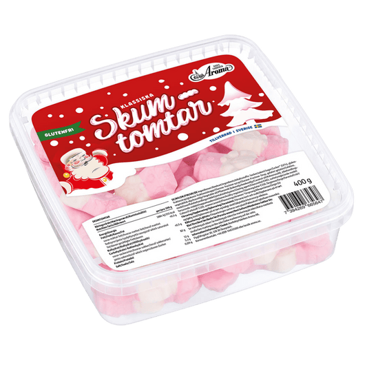 Foam Santas - Skumtomtar 400g - Scandi Candy Swedish Candy Shop