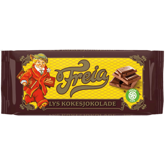 Freia Baking Chocolate light/mild 100g - Kokesjokolade lys - Scandi Candy Swedish Candy Shop