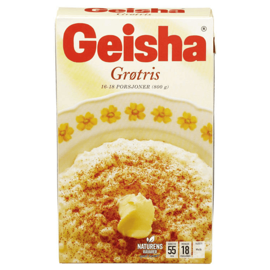 Geisha Rice Porridge 800g - Grøtris - Scandi Candy Swedish Candy Shop