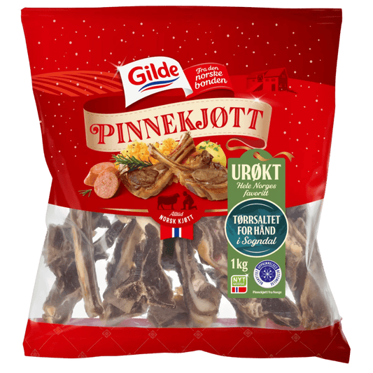 Gilde Unsmoked Pinnekjøtt 1 Kg - Scandi Candy Swedish Candy Shop
