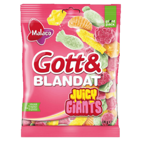 Gott & Blandat Juicy Giants 170g - Scandi Candy Swedish Candy Shop