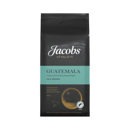 Guatemala Coffee Whole Beans (Hele Bønner) 500g Jacobs Utvalgte - Scandi Candy Swedish Candy Shop