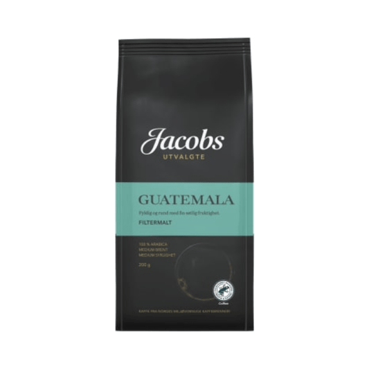 Guatemala Filter Ground (Filtermalt) Coffee 200g Jacobs Utvalgte - Scandi Candy Swedish Candy Shop