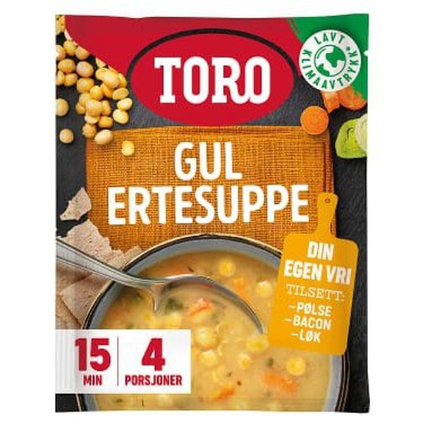 Toro Pea Soup 146 grams (Gul Ertesuppe)