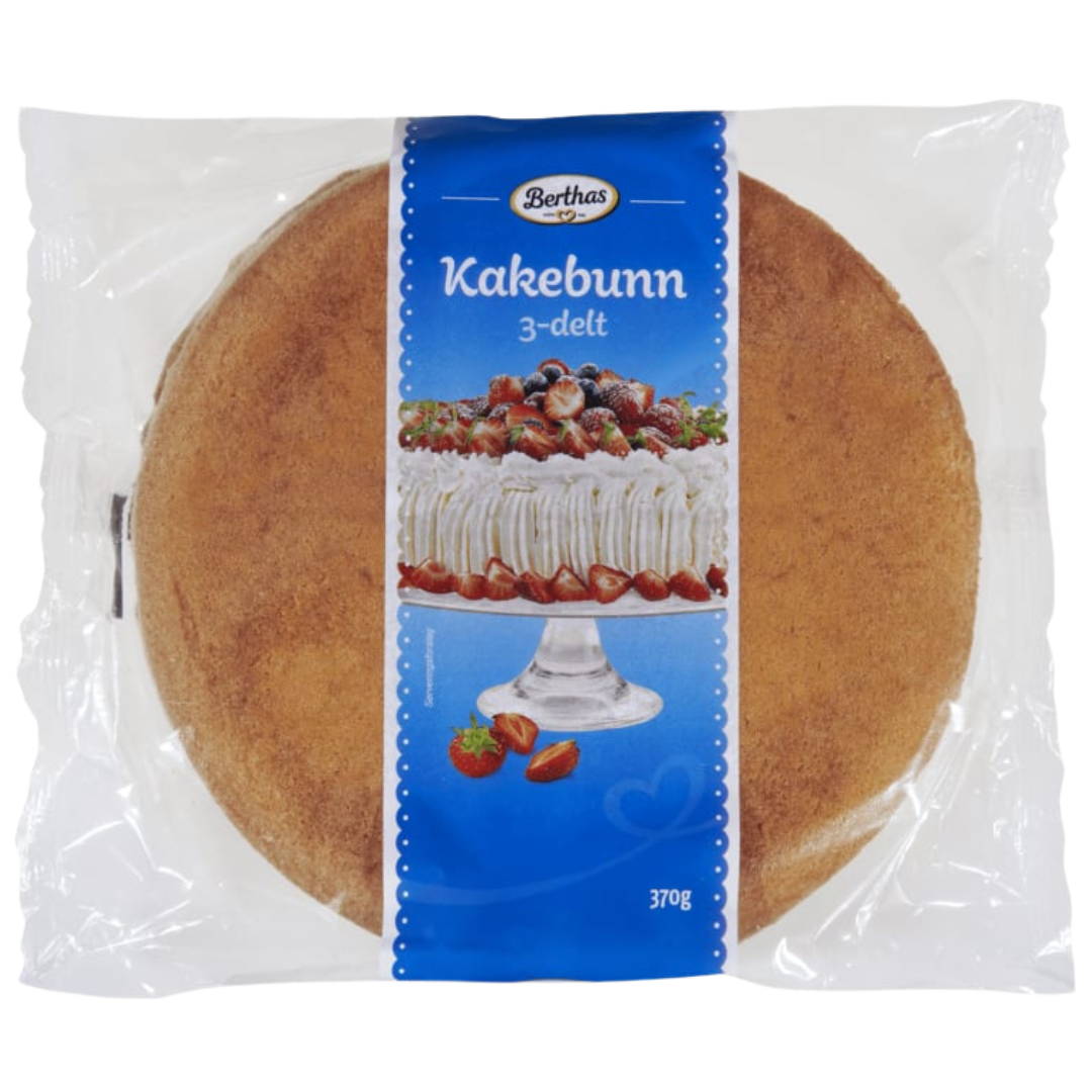 Berthas Cake Base – 3 Layers kakebunn