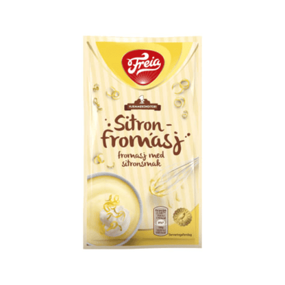 Lemon Mousse 85g (Freia) – Sitronfromasj Lemon Dessert - Scandi Candy Swedish Candy Shop