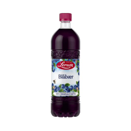 Lerum Blueberry Juice 0.75L – Blåbærsaft - Scandi Candy Swedish Candy Shop