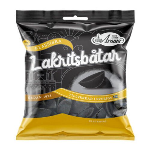 Licorice Boats 80g - Scandi Candy Swedish Candy Shop