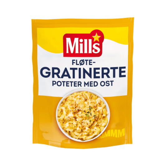 Mills Gratinated Potatoes with Cheese 113g – Gratinerte Poteter med Ost - Scandi Candy Swedish Candy Shop