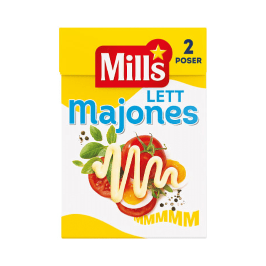 Mills Light Mayonnaise 330g – Lett Majones - Scandi Candy Swedish Candy Shop