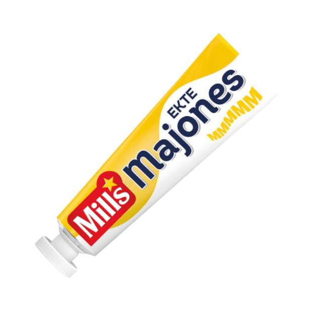 Mills Real Mayonnaise 160g Tube – Ekte Majones - Scandi Candy Swedish Candy Shop