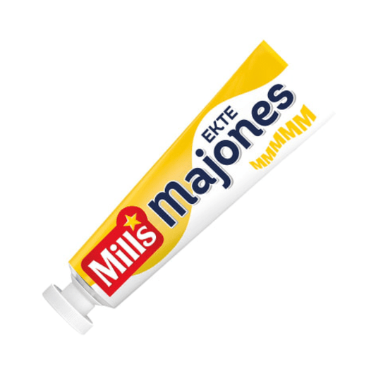 Mills Real Mayonnaise 160g Tube – Ekte Majones - Scandi Candy Swedish Candy Shop