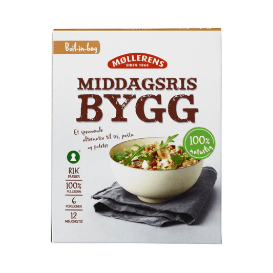 Møllerens Byggris Boil in Bag 300g – Barley Rice Norwegian Style - Scandi Candy Swedish Candy Shop