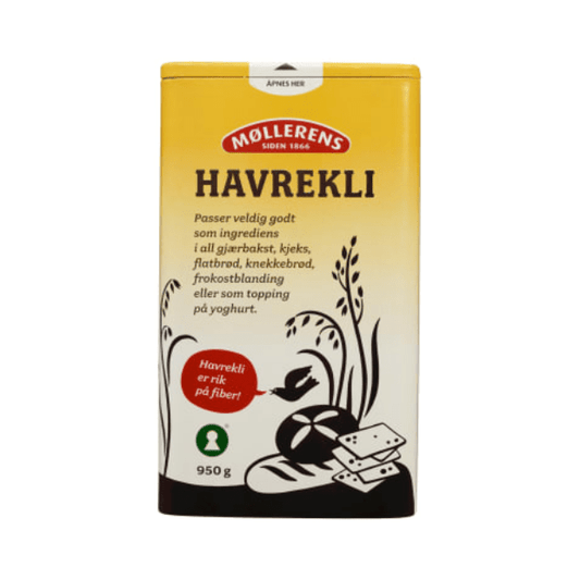 Møllerens Oat Bran 950g – Havrekli for Healthy Eating - Scandi Candy Swedish Candy Shop