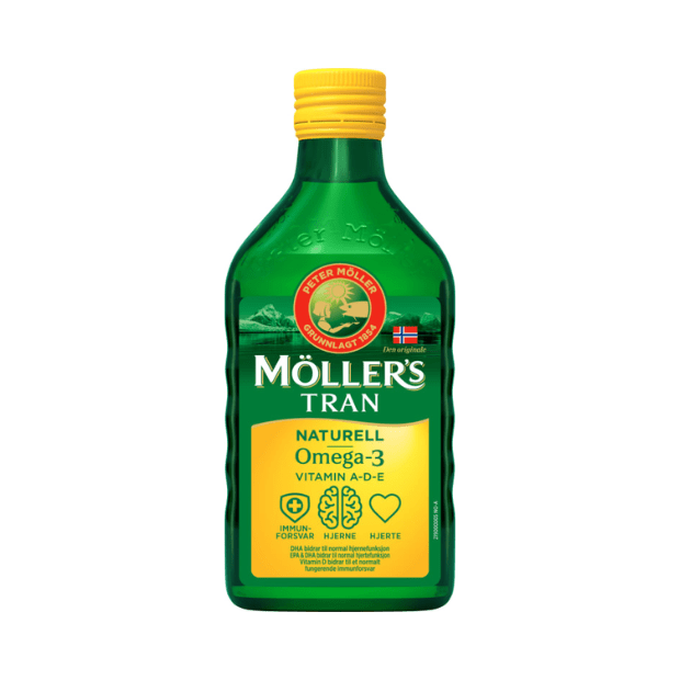 Möller's Cod Liver Oil Natural 250ml – Möller's Tran Naturell - Scandi Candy Swedish Candy Shop