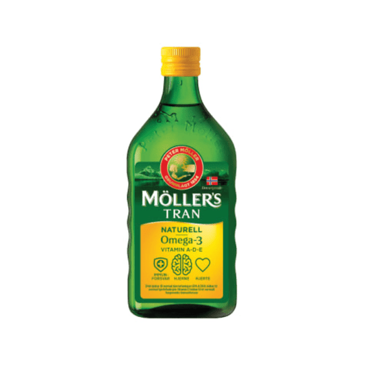 Möller's Cod Liver Oil Natural 500ml – Möller's Tran Naturell - Scandi Candy Swedish Candy Shop