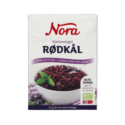 Nora Homemade Red Cabbage 450g – Hjemmelaget Rødkål - Scandi Candy Swedish Candy Shop
