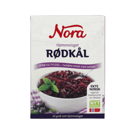 Nora Homemade Red Cabbage 450g – Hjemmelaget Rødkål - Scandi Candy Swedish Candy Shop