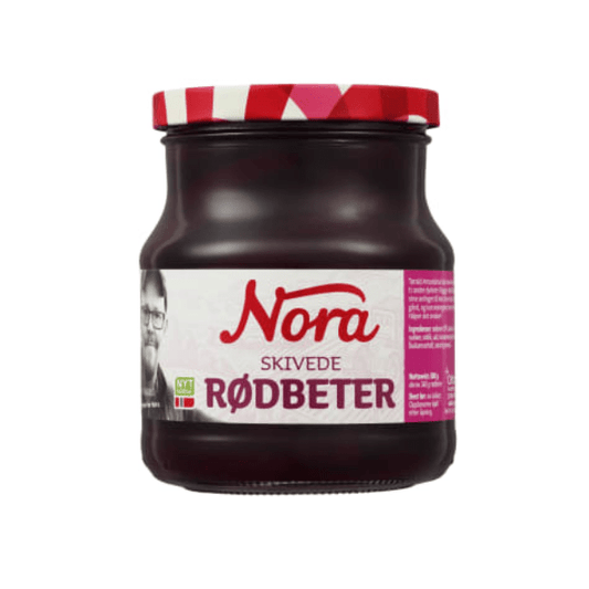 Nora Sliced Red Beets 580g – Skivede Rødbeter - Scandi Candy Swedish Candy Shop