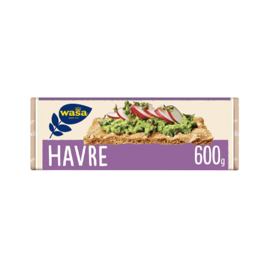Oat Crispbread Economy 600g Wasa - Havre Knekkebrød Økonomi - Scandi Candy Swedish Candy Shop
