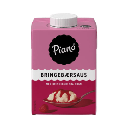 Piano Raspberry Sauce 0.5L – Bringebærsaus - Scandi Candy Swedish Candy Shop