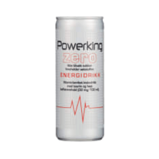 Powerking Zero Energy Drink 250ml Can Powerking Zero Energidrikk - Scandi Candy Swedish Candy Shop