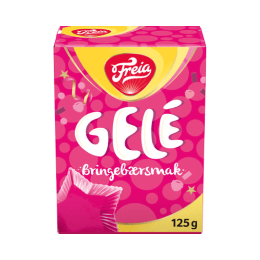 Raspberry Jelly 125g (Freia) – Bringebær Gelé - Scandi Candy Swedish Candy Shop