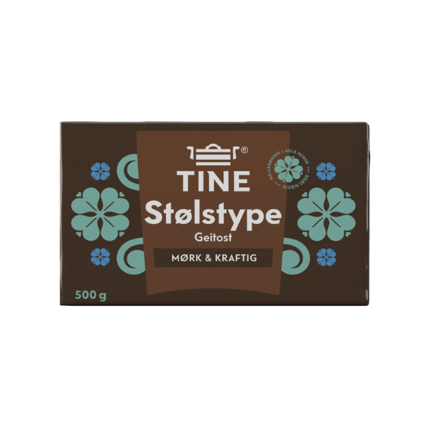 Real Goat Cheese Stølstype 500g Tine - Geitost Ekte Stølstype - Scandi Candy Swedish Candy Shop