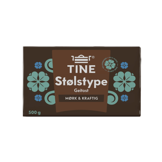 Real Goat Cheese Stølstype 500g Tine - Geitost Ekte Stølstype - Scandi Candy Swedish Candy Shop