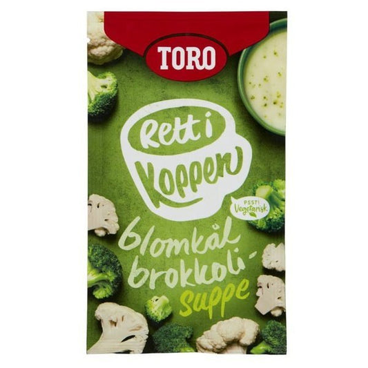 Rett i koppen blomkål og brokkoli (Instant soup) 22 grams - Scandi Candy Swedish Candy Shop