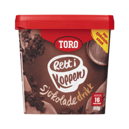 Right in the Cup Chocolate Drink 512g – Sjokoladedrikk Rett i Koppen Toro - Scandi Candy Swedish Candy Shop