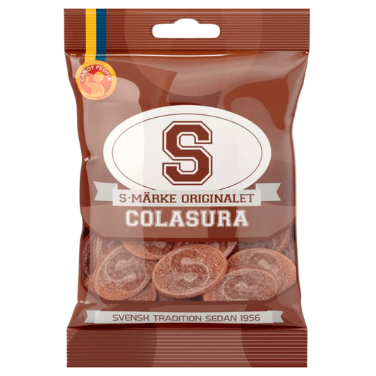 S - Märke Sour Cola 80g - Scandi Candy Swedish Candy Shop