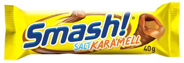 Smash Bar Salt Caramel 40g - Scandi Candy Swedish Candy Shop