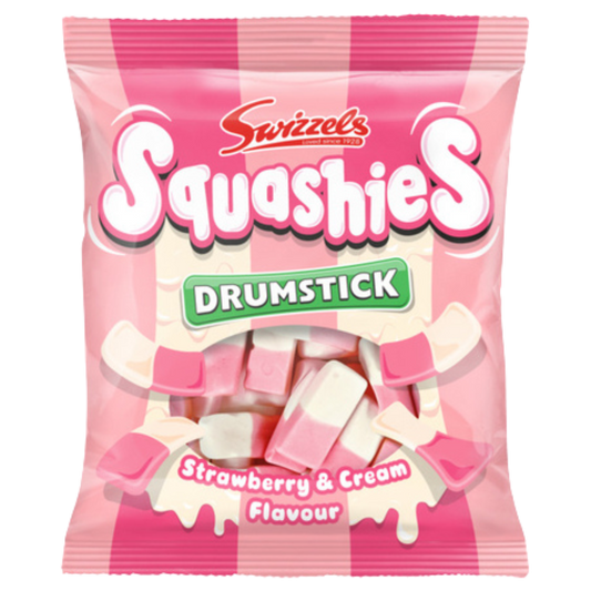 Squashies Drumstick Strawberry & Cream 140g