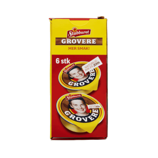 Stabburet Coarser Liver Pâté Portion 6x22g – Grovere Leverpostei - Scandi Candy Swedish Candy Shop
