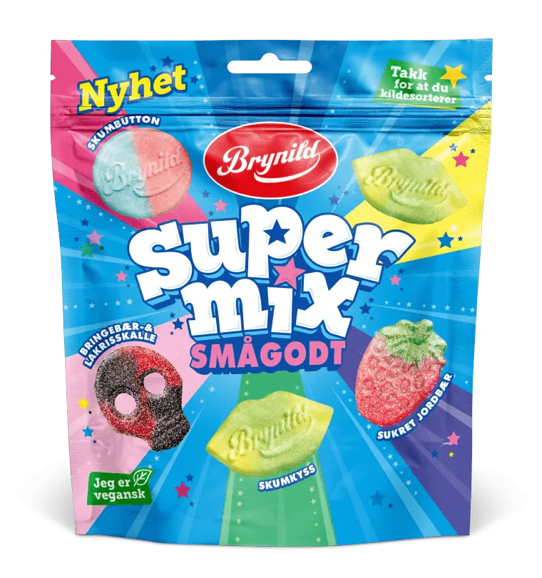Supermix Smågodt Pick & Mix 220g - Scandi Candy Swedish Candy Shop