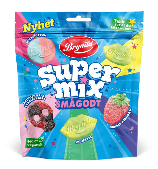 Supermix Smågodt Pick & Mix 220g - Scandi Candy Swedish Candy Shop
