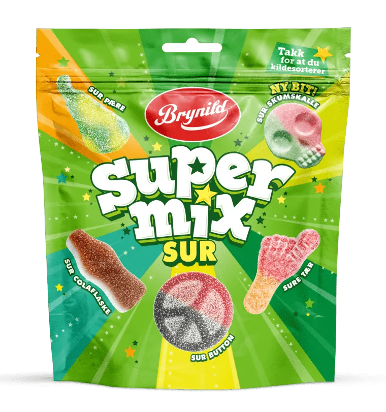 Supermix Sour 220g - Scandi Candy Swedish Candy Shop