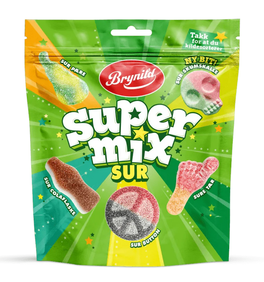 Supermix Sour 220g - Scandi Candy Swedish Candy Shop
