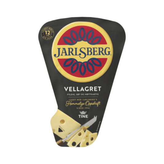Tine Jarlsberg Well - aged 28% 500g – Vellagret Jarlsberg Ost - Scandi Candy Swedish Candy Shop