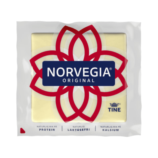 Tine Norvegia Crust - free Cheese 26% 500g – Skorpefri Norvegia - Scandi Candy Swedish Candy Shop