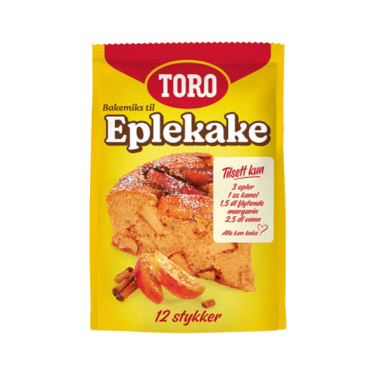 Toro Apple Cake Mix 384g – Eplekake Mix - Scandi Candy Swedish Candy Shop
