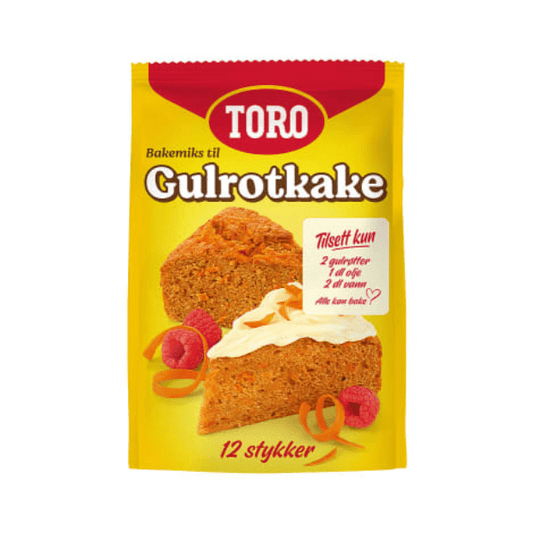 Toro Carrot Cake Mix 396g – Gulrotkake Mix - Scandi Candy Swedish Candy Shop